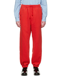 Pantalon de jogging rouge Stefan Cooke