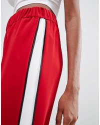 Pantalon de jogging rouge Asos