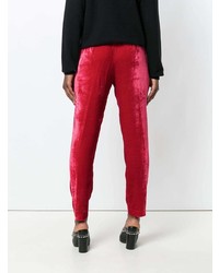 Pantalon de jogging rouge P.A.R.O.S.H.