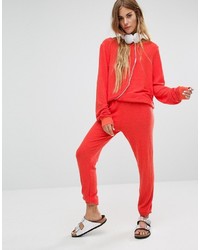 Pantalon de jogging rouge Wildfox Couture