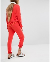 Pantalon de jogging rouge Wildfox Couture