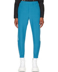 Pantalon de jogging turquoise Alexander McQueen