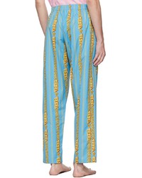 Pantalon de jogging turquoise Versace Underwear