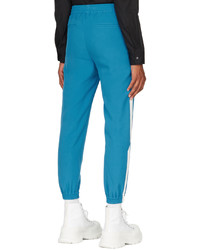Pantalon de jogging turquoise Alexander McQueen