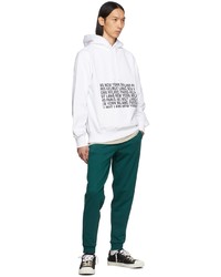 Pantalon de jogging vert foncé Helmut Lang