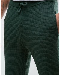Pantalon de jogging vert foncé Asos