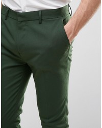 Pantalon de jogging vert foncé Asos