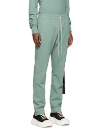 Pantalon de jogging vert menthe Rick Owens DRKSHDW