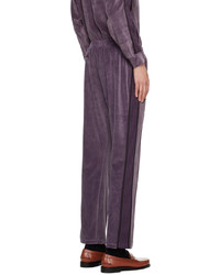 Pantalon de jogging violet Needles