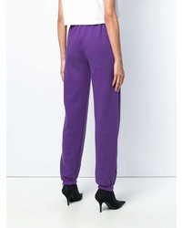 Pantalon de jogging violet Fiorucci