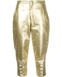 Pantalon doré Comme des Garcons