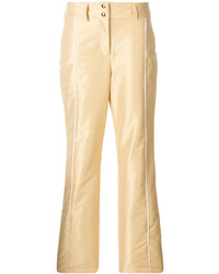 Pantalon doré Fendi