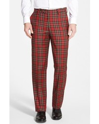 Pantalon écossais rouge