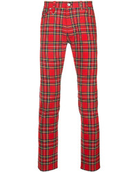 Pantalon écossais rouge GUILD PRIME