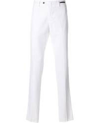 Pantalon en cachemire blanc Pt01