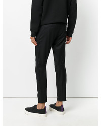 Pantalon en cachemire noir Lanvin