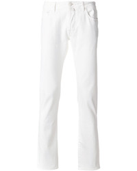 Pantalon en coton blanc Jacob Cohen