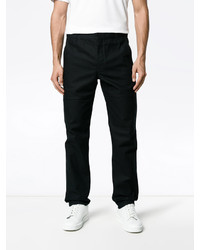 Pantalon en coton bleu marine Lanvin