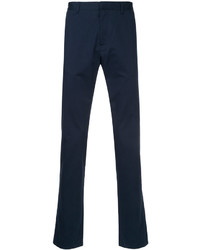 Pantalon en coton bleu marine Cerruti
