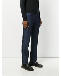 Pantalon en coton bleu marine Neil Barrett