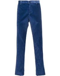 Pantalon en coton bleu marine Etro
