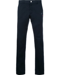 Pantalon en coton bleu marine Iceberg