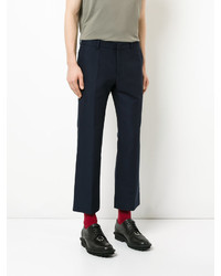 Pantalon en coton bleu marine No.21