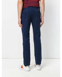 Pantalon en coton bleu marine Paul Smith