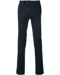 Pantalon en coton bleu marine Pt01