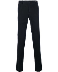 Pantalon en coton bleu marine Pt01