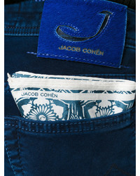 Pantalon en coton bleu marine Jacob Cohen