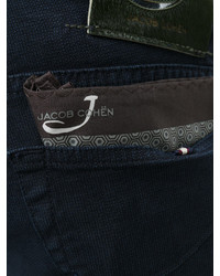 Pantalon en coton bleu marine Jacob Cohen