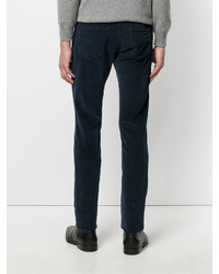 Pantalon en coton bleu marine Jacob Cohen