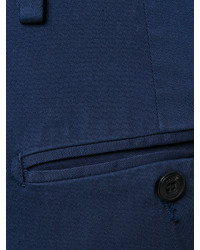 Pantalon en coton bleu marine Dondup