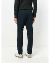 Pantalon en coton bleu marine A.P.C.