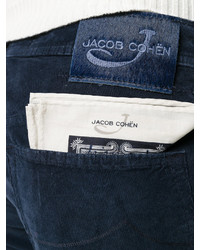 Pantalon en coton bleu marine Jacob Cohen