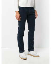 Pantalon en coton bleu marine Jacob Cohen