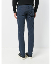 Pantalon en coton bleu marine Jacob Cohen