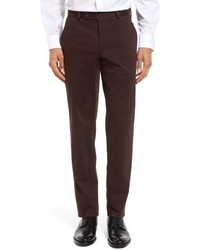 Pantalon en coton bordeaux