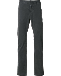 Pantalon en coton gris foncé Closed