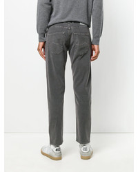 Pantalon en coton gris foncé Jacob Cohen