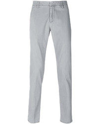 Pantalon en coton gris Dondup