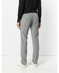 Pantalon en coton gris Incotex