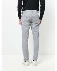 Pantalon en coton gris Dondup