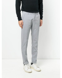 Pantalon en coton gris Dondup