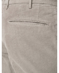 Pantalon en coton gris Incotex