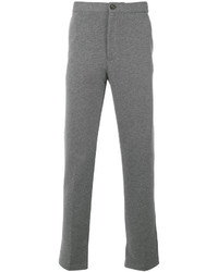Pantalon en coton gris Z Zegna