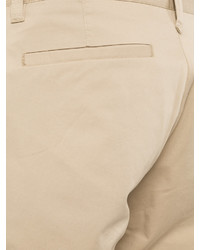 Pantalon en coton marron clair Cerruti