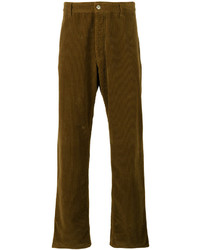 Pantalon en coton marron