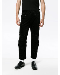 Pantalon en coton noir Haider Ackermann